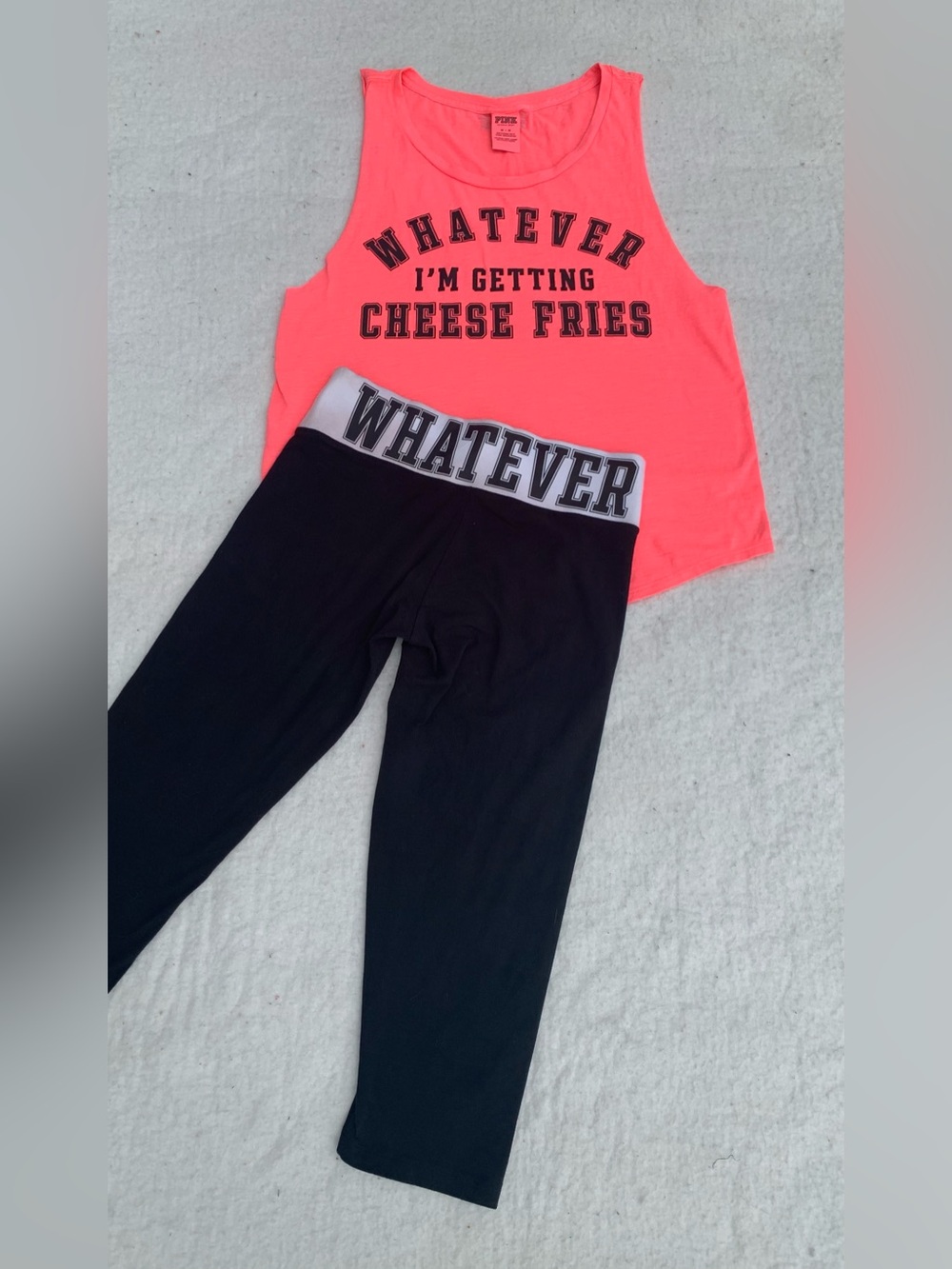 VS Pink x Mean Girls cheese fries set